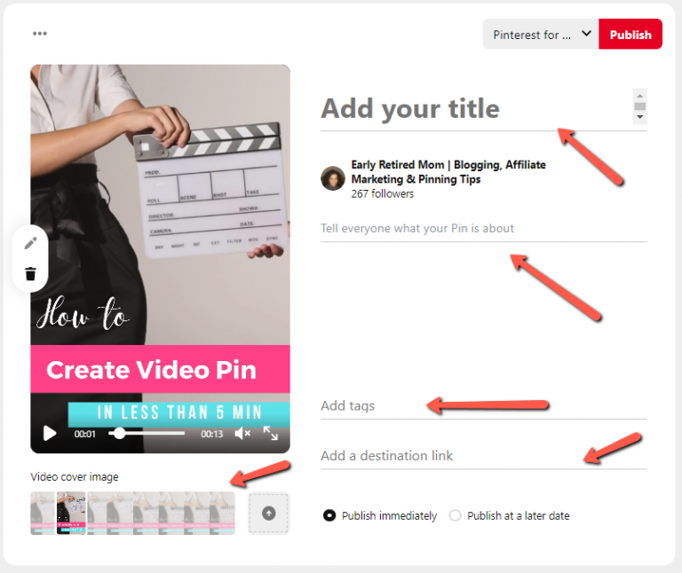 Pinterest Video Pins The Practical Guide (2020) Early Retired Mom